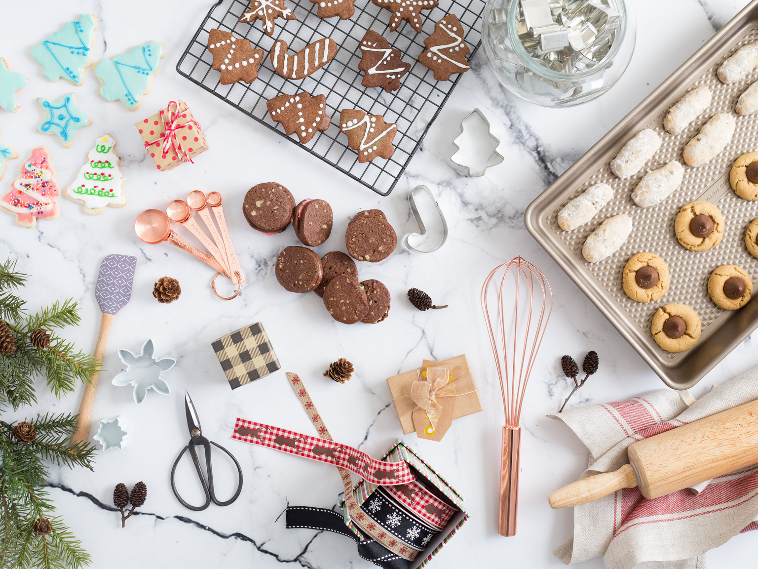 Cookies Christmas baking theme 